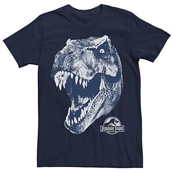 Men's Jurassic Park T-Rex Head Roaring Tee