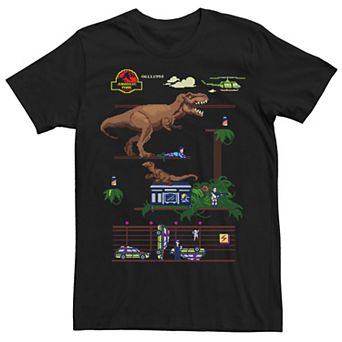 Men's Jurassic Park Digital Video Game Tee