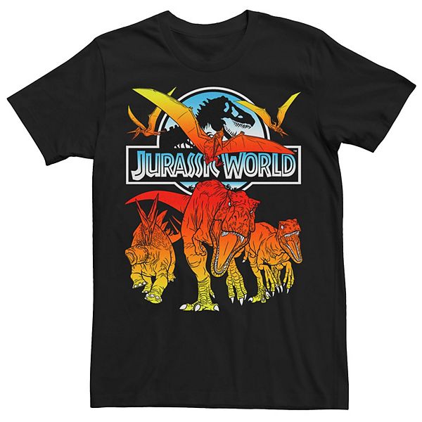 Men's Jurassic World Dino Charging Tee