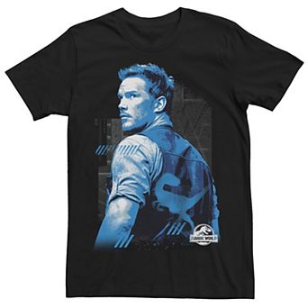 Men's Jurassic World Bust Portrait Tee