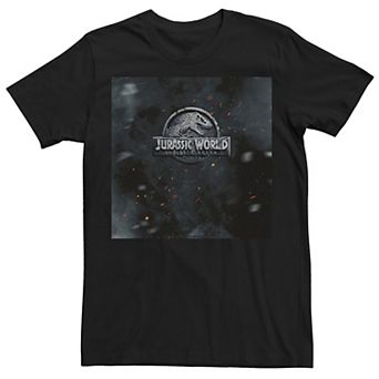 Men's Jurassic World Two Fallen Kingdom Movie Poster Tee