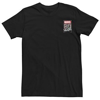Men's Marvel 80 Years Comic Logo Tee