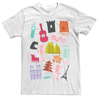 Men's Pink Panther Around The World Tee