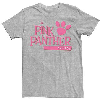 Men's Pink Panther Paw Print Est. 1964 Logo Tee