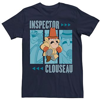 Men's Pink Panther Inspector Clouseau Trio Panels Tee