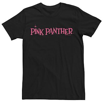 Men's Pink Panther Pink Title Tee