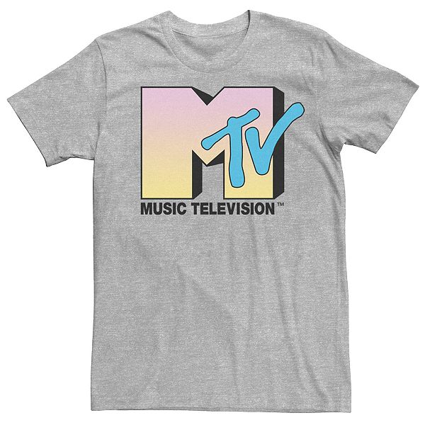 Men's MTV Light Gradient Sunrise Logo Tee