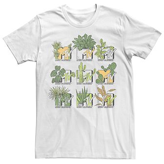 Men's MTV Succulent Grid Logo Tee