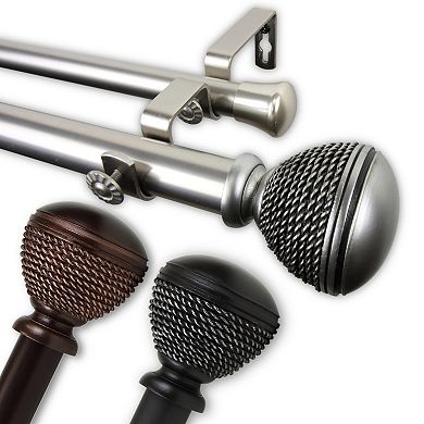 Rod Desyne 1" Braided Double Curtain Rod