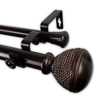Rod Desyne 1" Braided Double Curtain Rod