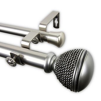 Rod Desyne 1" Braided Double Curtain Rod