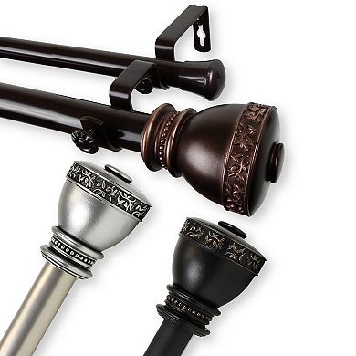 Rod Desyne 1" Delaney Double Curtain Rod