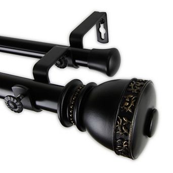 Rod Desyne 1" Delaney Double Curtain Rod