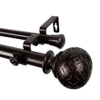 Rod Desyne 1" Odelia Double Curtain Rod