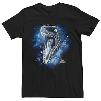 Men's Jurassic World Raptor Roaring Constellation Tee