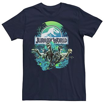 Men's Jurassic World Jungle Velociraptor Attack Tee