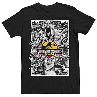 Men's Jurassic World Comic Dinos Tee