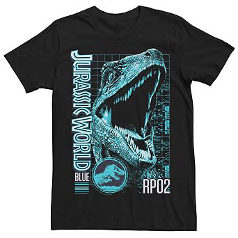Men's Jurassic World Two Face Tech Schematic Tee