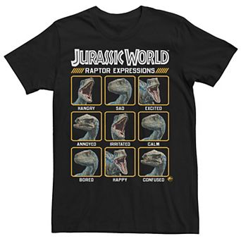 Men's Jurassic World Raptor Expressions Tee
