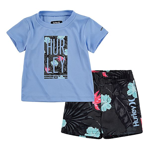 Baby Boy Hurley Dri-FIT Tee & Shorts Set