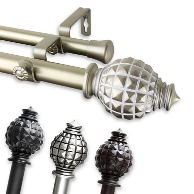 Rod Desyne 1" Opal Double Curtain Rod