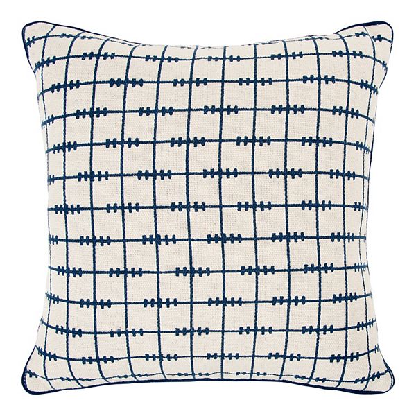 Donny Osmond Babs Indigo Geometric Pillow