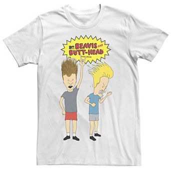 Men's Beavis and Butthead Head Bang Original Logo Tee