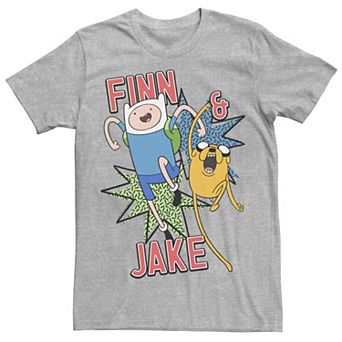 Men's Cartoon Network Adventure Time Finn & Jake Kapows Tee