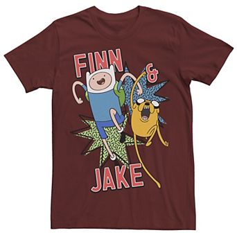 Men's Cartoon Network Adventure Time Finn & Jake Kapows Tee