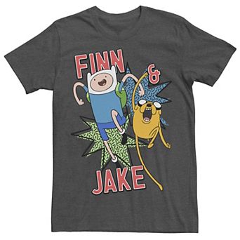 Men's Cartoon Network Adventure Time Finn & Jake Kapows Tee