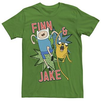 Men's Cartoon Network Adventure Time Finn & Jake Kapows Tee