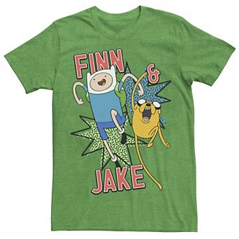 Men's Cartoon Network Adventure Time Finn & Jake Kapows Tee