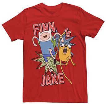 Men's Cartoon Network Adventure Time Finn & Jake Kapows Tee