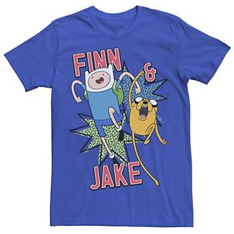 Men's Cartoon Network Adventure Time Finn & Jake Kapows Tee