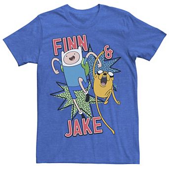 Men's Cartoon Network Adventure Time Finn & Jake Kapows Tee