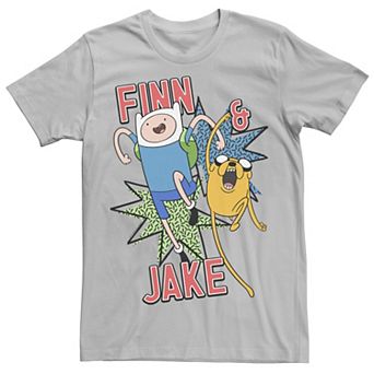 Men's Cartoon Network Adventure Time Finn & Jake Kapows Tee