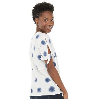 Women's Sonoma Goods For Life® Tie Sleeve Tee