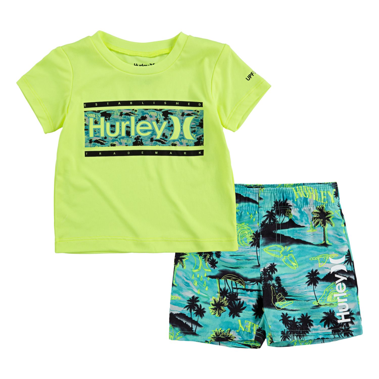 baby boy hurley swim trunks