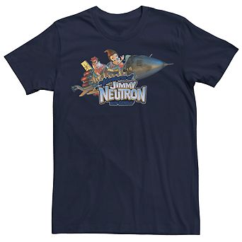 Men's Jimmy Neutron Carl & Jimmy Rocket Ride Tee