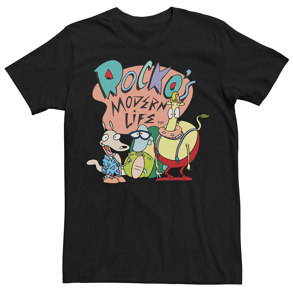 rocko's modern life dress shirt Men's Rocko's Modern Life Rocko's Modern Life Costume Tee Short Sleeve Costume T-Shirt, White, Small