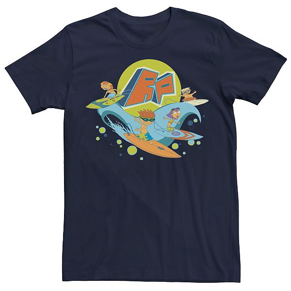 T-shirt Vintage 2001 Nickelodeon Rocket Power Taille L Noir – Occasion Parfait état Garçon