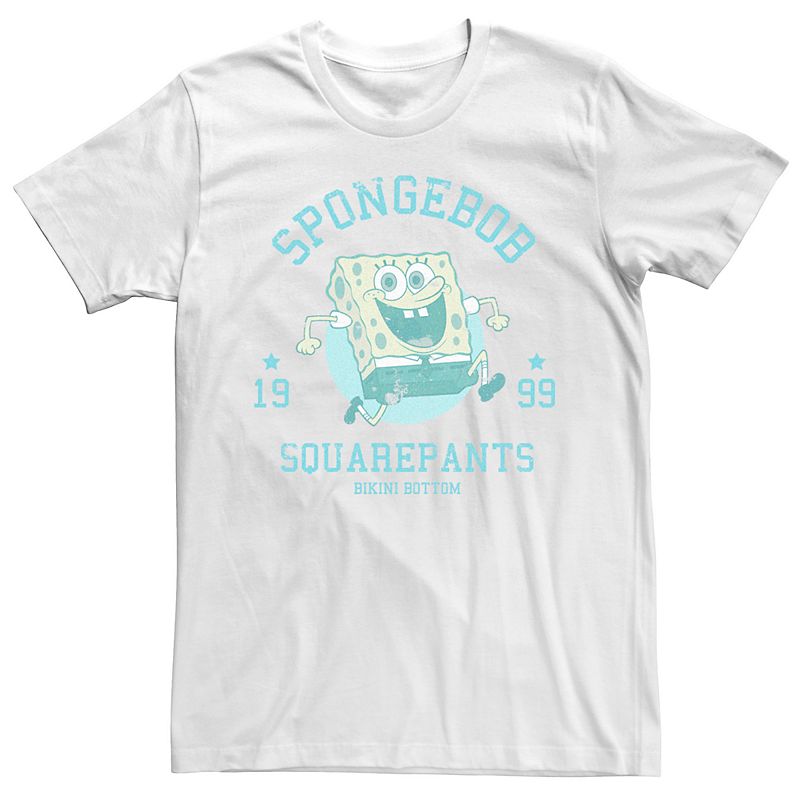 Men's SpongeBob SquarePants Retro Bikini Bottom Tee, Size: Large, White