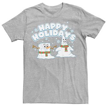 Men's Spongebob Squarepants Patrick Snowmen Tee