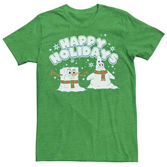 Men's Spongebob Squarepants Patrick Snowmen Tee