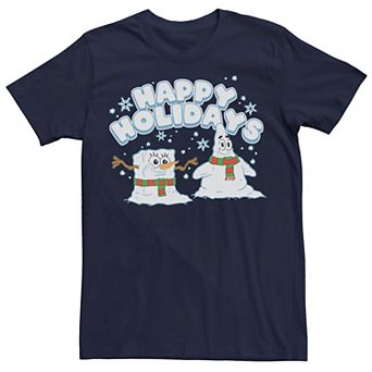 Men's Spongebob Squarepants Patrick Snowmen Tee