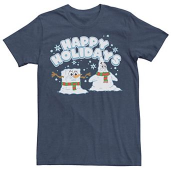 Men's Spongebob Squarepants Patrick Snowmen Tee