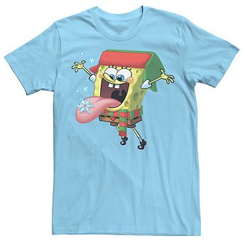 Men's Spongebob Squarepants Snowflake Holiday Tee