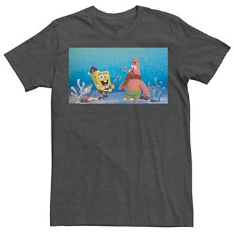 Men's Spongebob Squarepants Patrick Star Christmas Buddies Tee