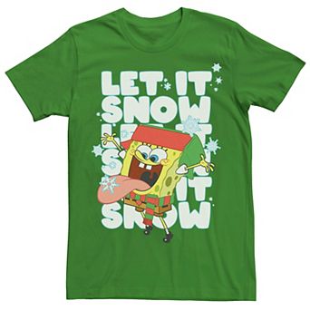 Men's Spongebob Squarepants Let It Snow Tee