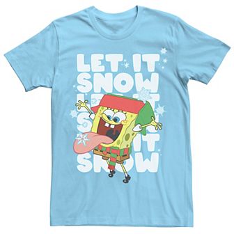 Men's Spongebob Squarepants Let It Snow Tee